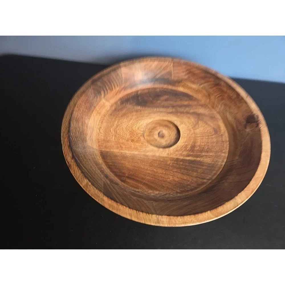 Scott Living Wooden Bowl Chip & Dip (‎ No Dip Bowl)
